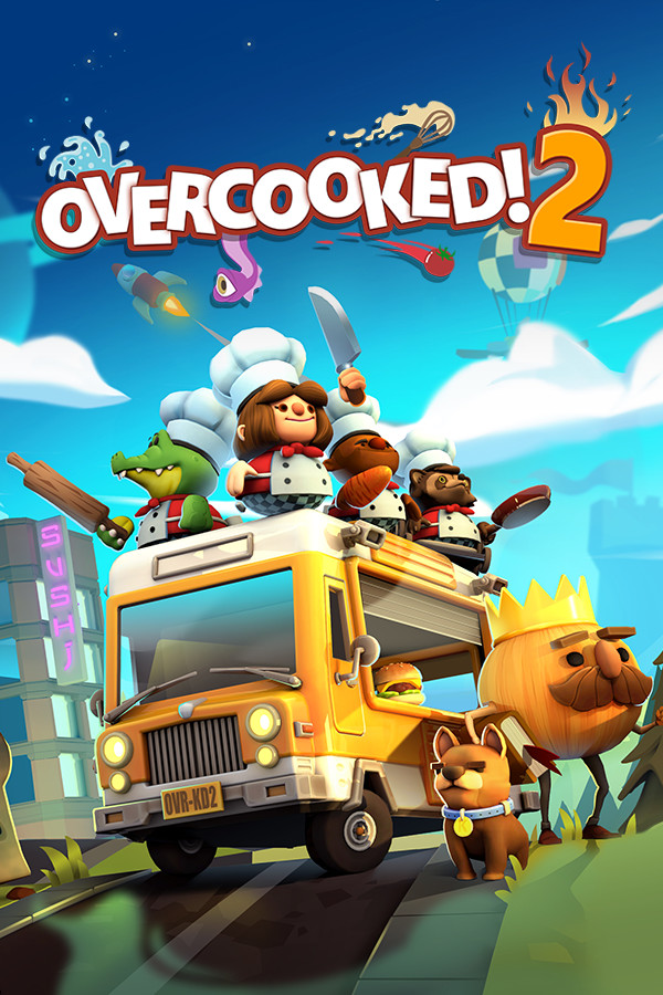 Overcooked 2 afişi