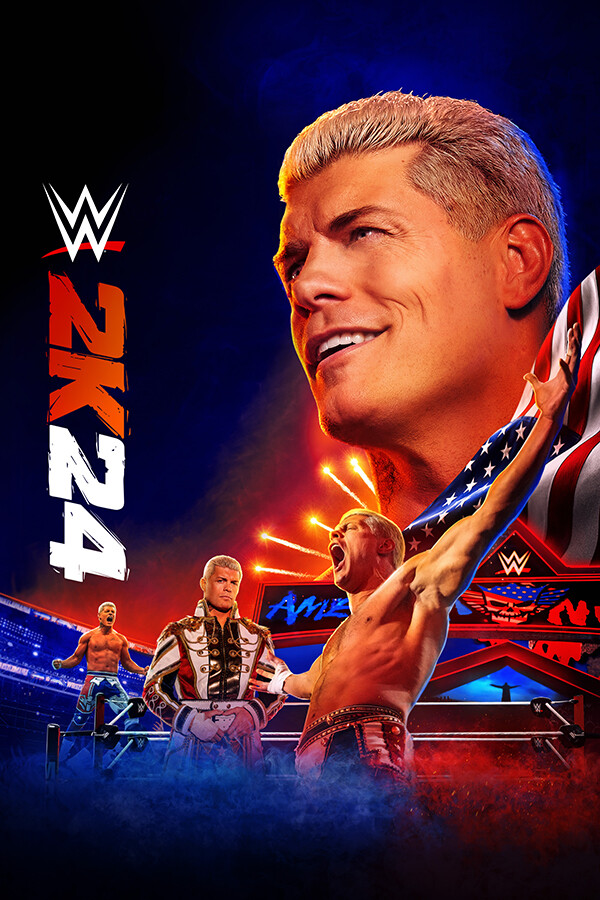 WWE 2K24 afişi